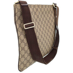 Gucci GG Plus Bag Supreme Crossbody Brown Messenger